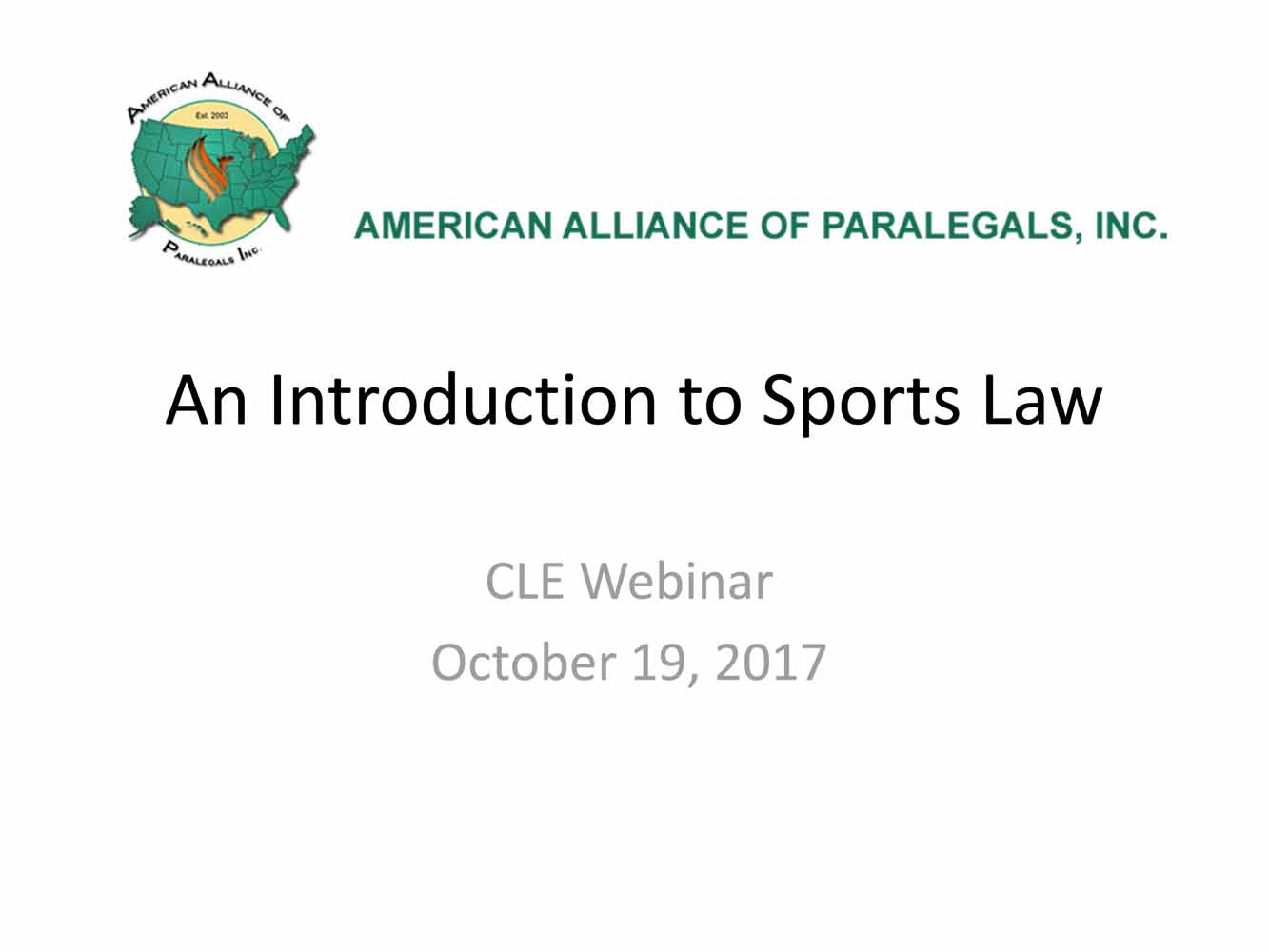 Introduction to Sports Law - Martin J. Greenberg - Sports Attorney